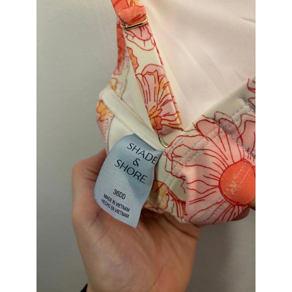 Shade & Shore Floral Bikini Top Size 36DD - Picture 4 of 4